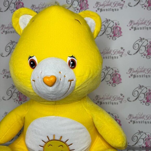 Care bear huge massive plush sunshine bear rare 2004 vintage stuffed animal XL - Picture 2 of 8